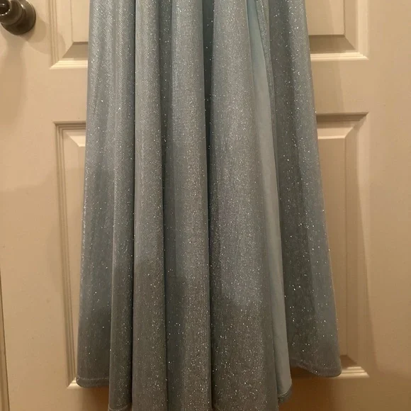 NWT Speechless Light Blue Glitter Prom Dress
